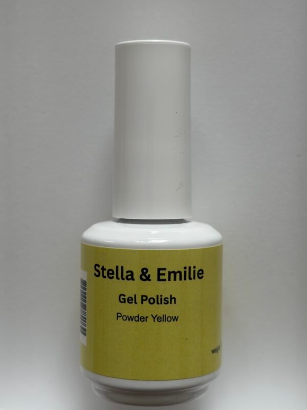 Gel Polish Powder Yellow