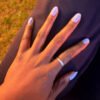 Stella & Emilie Lavender gel polish on nails