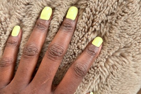 Gel Polish Powder Yellow