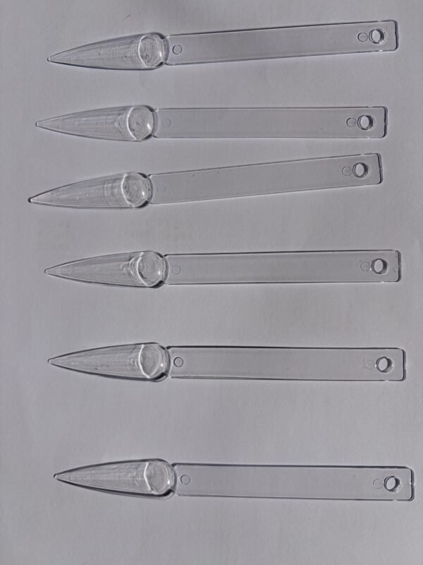 Stiletto Display Nail Wheel – 50 pcs – Clear
