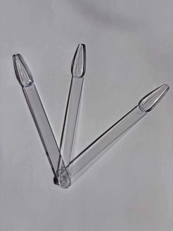 Stiletto Display Nail Wheel – 50 pcs – Clear