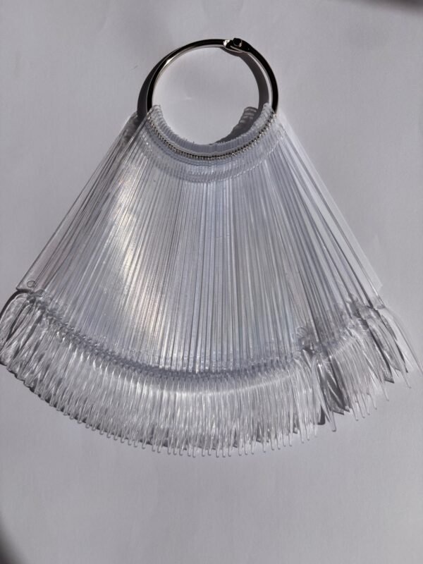 Stiletto Display Nail Wheel – 50 pcs – Clear