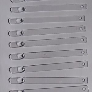 Square Display Nail Wheel – 50 pcs – Clear
