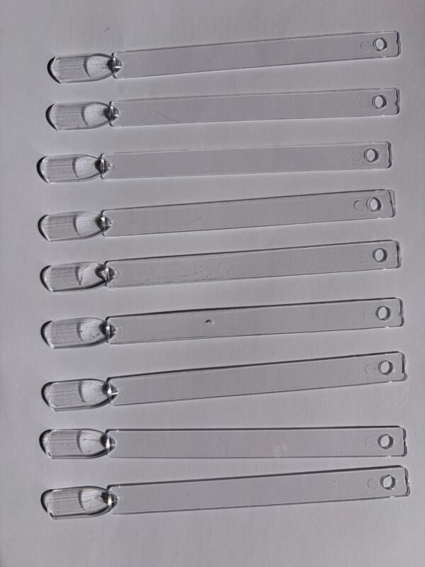 Square Display Nail Wheel – 50 pcs – Clear